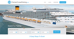 Desktop Screenshot of premiercruiseparking.com